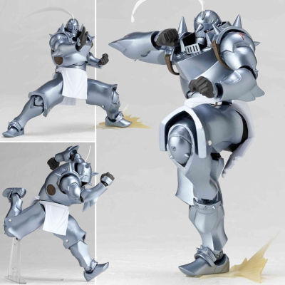 Figma ฟิกม่า Figure Action จากการ์ตูนเรื่อง Fullmetal Alchemist แขนกล คนแปรธาตุ Alphonse Elric อัลฟอนส์เซร์ เอลริค Revoltech Yamaguchi Ver แอ็คชั่น ฟิกเกอร์ Anime อนิเมะ การ์ตูน มังงะ ของขวัญ Gift จากการ์ตูนดังญี่ปุ่น สามารถขยับได้ ตุ๊กตา Model โมเดล