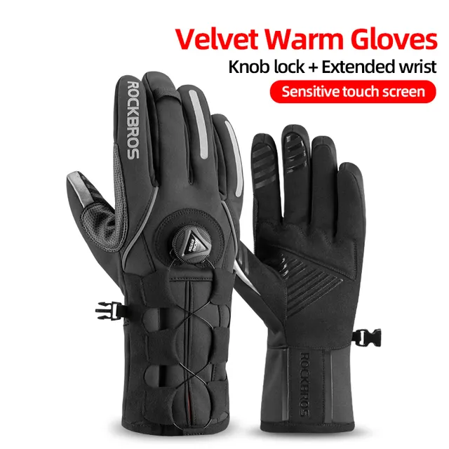 mens full finger cycling gloves