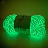 Hot sell 50g Luminous Yarn Polyester Hand Knitted Luminous Yarn DIY Weave Glow In The Dark for For Cardigan Scarf Suitable for Kids Woman