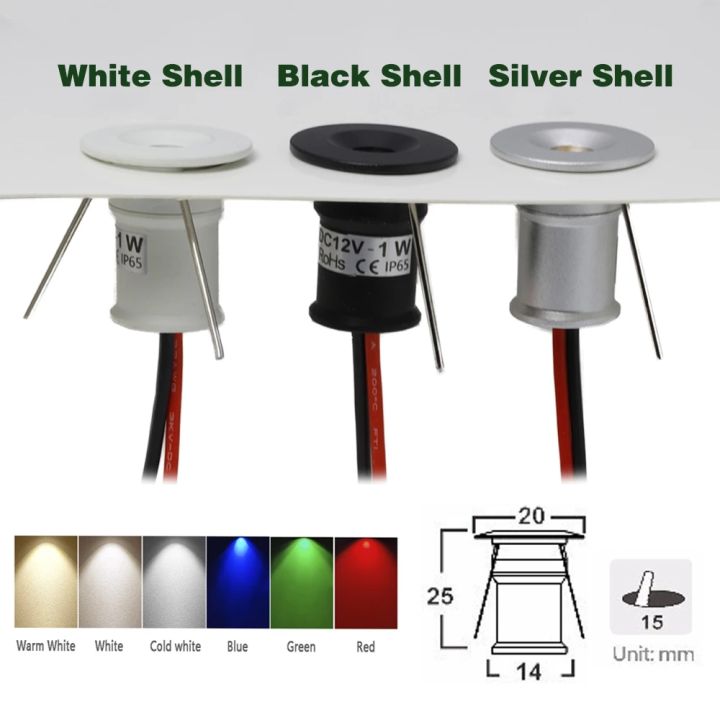 1w-led-คณะรัฐมนตรีมินิจุดไฟดาวน์ไลท์-dc12v-ตู้แสดงเครื่องประดับโคมไฟแสดงไฟเพดาน-led