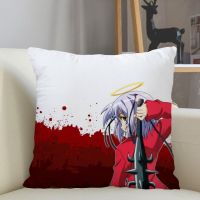 (All Inventory) Bokusatsu Tenshi Dokuro Chan Pillow Case Home Decoration 45X45cm Zipper Square Pillow Case Throw Pillow Case Shipping 04.24 (Contact Information) The seller to support free customization. The pillow is designed with double-sided printing.