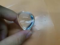 1PC Diameter 38mm Optical Glass Aspheric LED Focal Length 14mm Plano Convex Lens