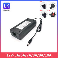 แหล่งจ่ายไฟ12 V หน่วย DC12V 5A 6A 7A 8A 10A หม้อแปลง AC 110V-220V 220 V ถึง DC 12โวลต์12 V Led Driver สำหรับ LED Strip