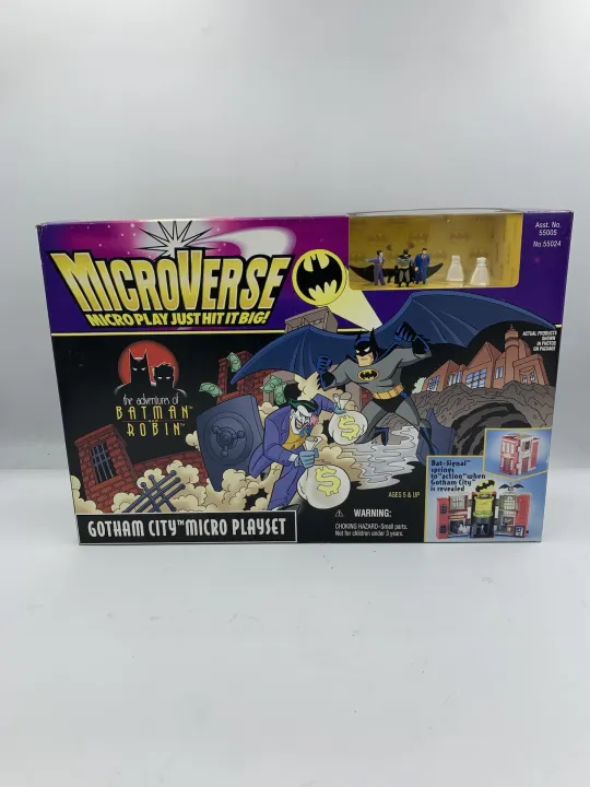 KENNER Microverse Gotham City Micro Playset The adventures of Batman &  Robin New in Box | Lazada PH