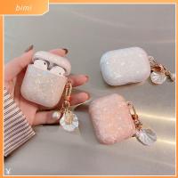 BIMI เชลล์ พวงกุญแจ ป้องกัน ฝาครอบหูฟัง เคสหูฟัง สำหรับกล่องชาร์จ Airpods เคสหูฟังเสือดาว