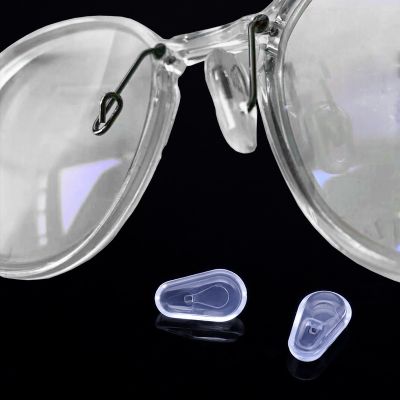 【jw】✷♞  5 Pairs/Lot Oval Silicone Airbag Soft Glasses Embedding Cassette Anti-Slip Accessories for Frameless Eyeglasses