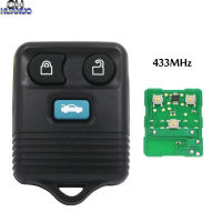 3 Button 433MHz Remote Key Transit Keyless Entry Fob For FORD TRANSIT MK6 CONNECT 2000-2007