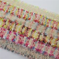 DIY 1yards 25mm Wide Multicolour Lace Ribbon Gathered Pleated Trim Sewing Pipe Fittings Accessories