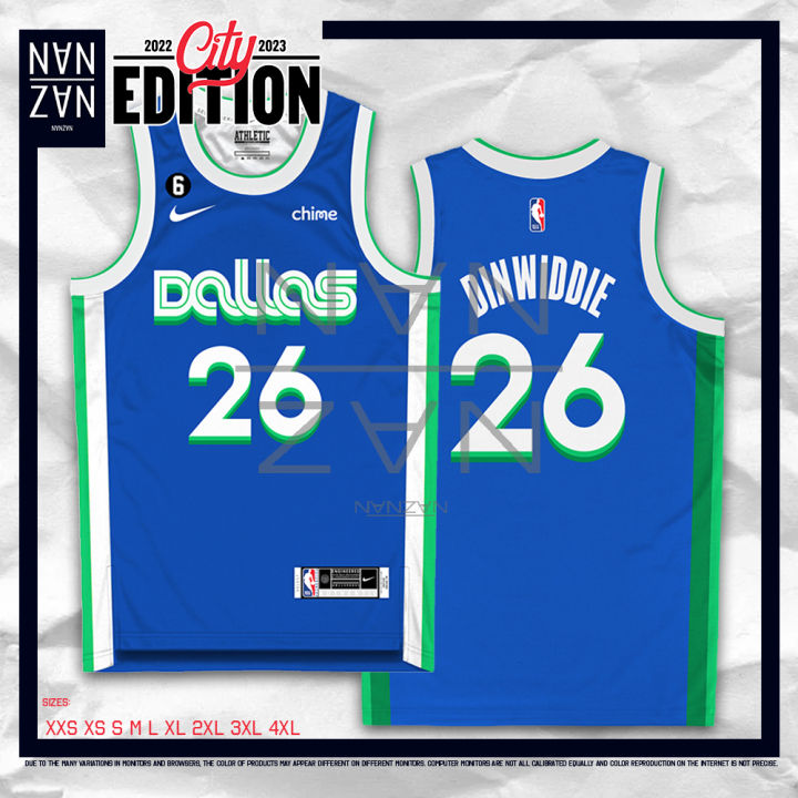 Nanzan 2022 23 City Edition Nba Dallas Mavericks Spencer Dinwiddie