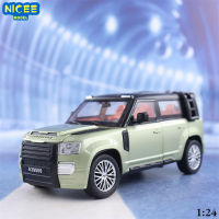 A1:24 LAND ROVER LUMAN LD CHALLENGER SUV Diecast โลหะผสมรุ่นรถเสียงดึงกลับคอลเลกชันเด็กของเล่นของขวัญ F589M