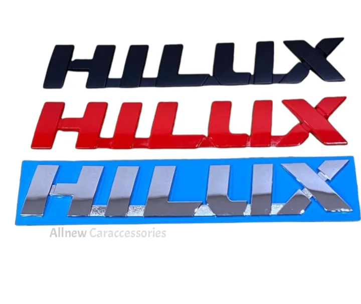 AD.โลโก้ HILUX ติดรถ TOYOTA มีให้เลือก 3สี