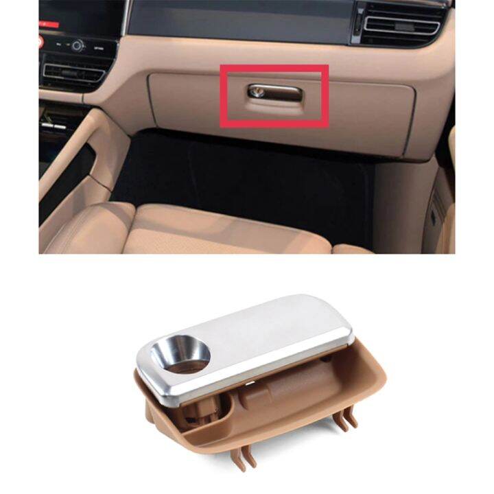 ภายในรถ-dash-กล่องถุงมือล็อคกล่องเก็บ-handle-สำหรับ-porsche-macan-95b-cayman-981-panamera-970อะไหล่95b857095f-e