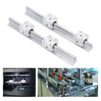 2Pcs Guide Rail 4Pcs Slide Block Set Smoothly Accurate Operation Linear Motion Supplies for Acc