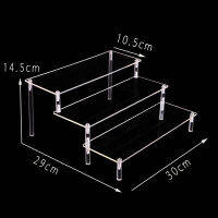 ชั้นอะคริลิค แผ่นต่อชั้นลึก 10.5 CM เพิ่มเสาของชั้นเผื่อความแข็งแรง