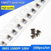 ชิปฟิล์มหนา SMD 100ชิ้นเซรามิคหลายชั้น0805 1000PF 1NF 100V Cog/npo 5% ข้อเสนอพิเศษ