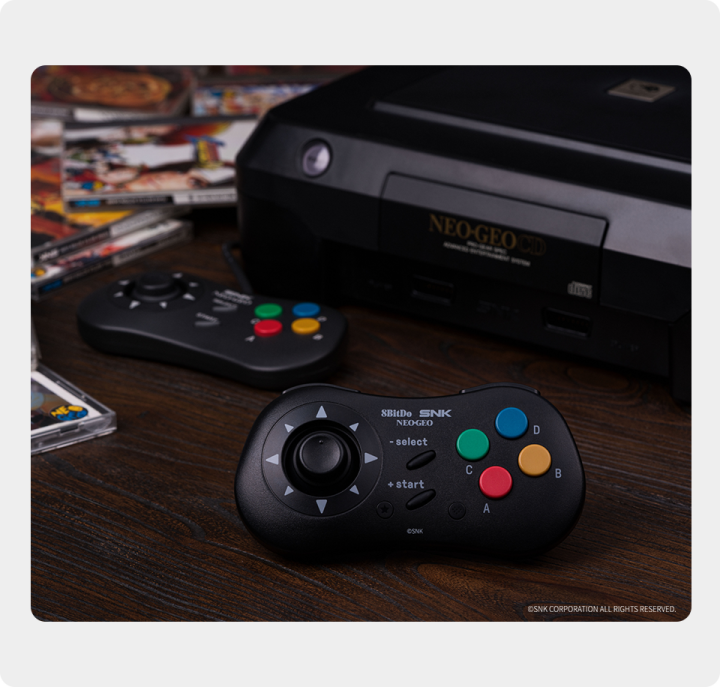 จอยเกมไร้สายบลูทูธ8bitdo-neogeo-ของแท้สำหรับ-windows-10-11แอนดรอยด์และนีโอโกมินิ