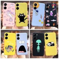 For Realme C33 4G Case RMX3624 Cute Animals Cartoon Cover Silicone Soft TPU Phone Case For Oppo Realme C33 C 33 RealmeC33 Bumper