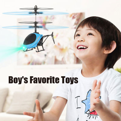 Mini RC Fly RC Helicopter Aircraft Suspension Induction Helicopter Kids Toy LED Light Remote Control Toys for Children