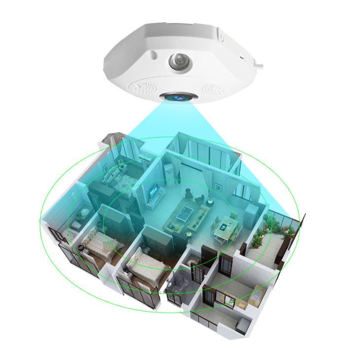 vstarcam-กล้องวงจรปิดภายในอาคาร-360-องศา-พาโนราม่า-รุ่น-c61s-ความละเอียด-3-ล้านพิกเซล-full-hd-มองเห็นภาพกลางคืนชัด-two-way-audio-เชื่อมต่อแบบไร้สาย-สีขาว