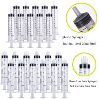 ┅ 1ml-100ml Plastic Luer Lock Syringes Hydroponic Measure Perfume Rinse Disposable Sampler Injector For Feed Small Cat Dog Tree