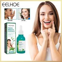 Eelhoe Fresh Essence ทำความสะอาดฟัน Essence ลมหายใจสดชื่นและกลิ่นปาก แบบพกพามีประสิทธิภาพการดูแลช่องปากบริสุทธิ์กลิ่น 30ml