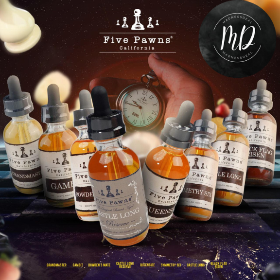 MADNESSDEAL FIVE PAWNS 60ml ORIGINAL FREEBASE GAMBIT FIVE PAWN Lazada