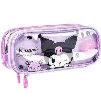 ~Authentic Sanrio pencil case Kulomi Pacha dog pencil case transparent large capacity stationery bag lovely girl students