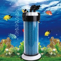 51BD External Aquarium Canister Filter เหมาะสำหรับน้ำจืดและน้ำเค็ม Aquarium Tanks Turtle Tank Professional Clarifier