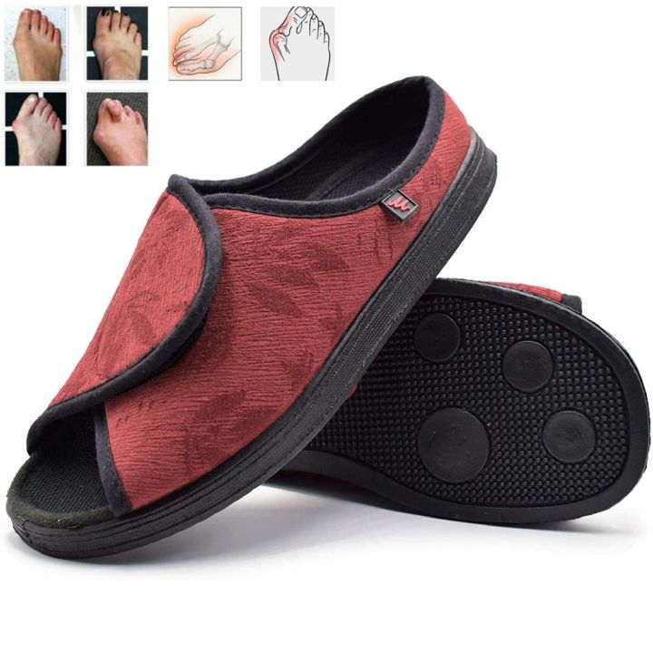 YuanLan 2023 Diabete Shoes Fat Foot Wide Summer slipper Open Toe ...