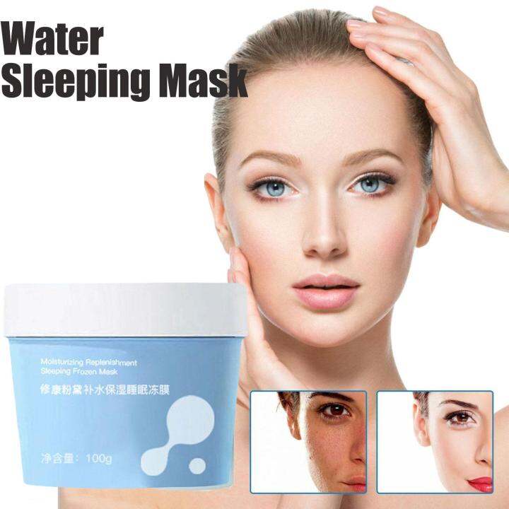 HOLD LIVE Hydra Moist Ice Water Sleeping Mask 300g Wash Skin Care Free