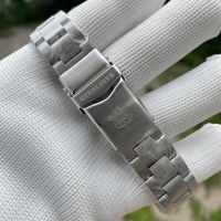 【hot】 STEELDIVE Brand 20MM Replacment Signed Buckle Folding Clasp with Safety for Dive Watches