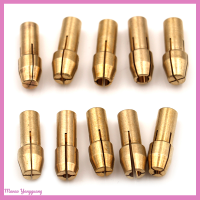 Manao 10pcs brass Drill Chuck COLLET Bits 0.5-3.2mm 4.8mm Shank สำหรับเครื่องมือหมุน