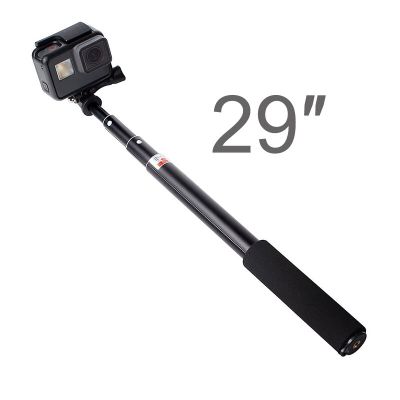 For Gopro Accessory 29 Inch Aluminum Selfie Stick Monopod For Go Pro Hero 10 9 8 7 6 5 4 Session Dji Sjcam Xiaomi Yi Eken Camera