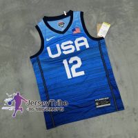 【Feb】 NBA Mens Jersey On Dream Team USA 12 Jrue Holiday Basketball 2021 Olympics Jeyseys Navy Blue