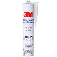 3M 08609 กาวติดกระจกรถ หลอดแข็งสีดำ Window-Weld Super Fast Urethane Black Cartridge - 10.5 fl oz.