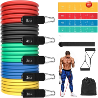 Suspended Triceps Trainer Gym Equipment Fitness Workout Resistance Bands Adjustable Weight Wall Pulley Rope Trainer