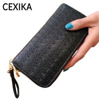 CEXIKA 2023 Fashion Skeleton Skull Wallet PU Leather Purse Women Wallets Female Purses Card Holders Carteira Purse Men Purse