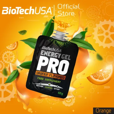 BioTechUSA Energy Gel Pro 60g-Orange (เจลให้พลังงาน-รสส้ม สำหรับนักกีฬา เจลนักวิ่ง เพิ่มพลังงาน)