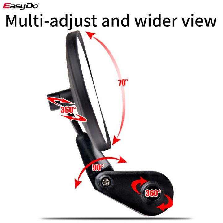 มือจับจักรยาน-easydo-360การหมุนที่กว้างปรับได้กระจกมองหลังซ้ายและขวาตัวสะท้อนแสง17-24-5มม-pc-anti-drop-mtb