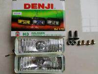 ไฟสปอร์ตไลท์เหลี่ยม DENJI  #DJ-175 12V สีขาว ความยาว 14ซ.ม กว้าง 4.5ซ.ม ไต้หวัน ราคาเป็นคู่ คู่ละ400 บาท