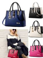 กระเป๋าถือผู้หญิงใหม่แฟชั่นกระเป๋าหนัง PU หญิง Top-Handle Tote Crossbody Messenger กระเป๋า