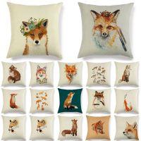 hot！【DT】☾  1 Pcs Kawaii Pattern Cotton Throw Cushion Cover Car Sofa Bed Pillowcase Funda Cojin 40636