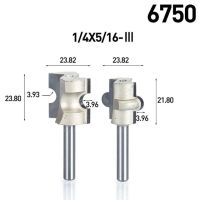 【☸2023 New☸】 jinlan7363036 Huhao 1ชิ้น1/2 "ก้านเราเตอร์บิตส์สำหรับไม้เครื่องมืองานไม้ครึ่งวงกลมเย็บร่องมีดตัด Cnc T - Mortis 1ชิ้น