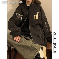 ฤดูใบไม้ร่วงและฤดูหนาวหนา Jaqueta Bomber Blusão E Outono Y2k Oversize Casaco Uniforme De Beisebol Do Streetwear Casacos