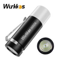 Wurkkos WK04 Double Sided Flashlight Rechargeable with 300 MAh Build in Battary Multifunction with Red Light Warning