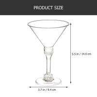 20Pcs Transparent Liquor Cups Clear Champagne Cups tail Cups Plastic tail Cups Bar Tools Party tail Glass Tumbler