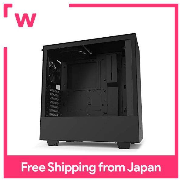 NZXT H510 Compact MidTower Case uninterrupted temperedglass side