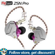 KZ ZSN PRO 1BA+1DD Tai nghe HIFI kết hợp kim loại lai trong tai tai nghe
