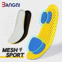 Bangni Memory Foam Insoles Orthopedic Sport Support Insert Woman Men Shoes Feet Soles Pad Orthotic Breathable Running Cushion Shoes Accessories