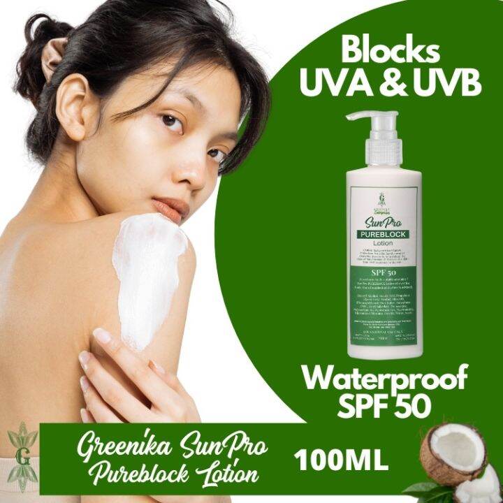 [ SPF50 WATERPROOF BODY SUNSCREEN ] Greenika SunPro Pureblock Lotion